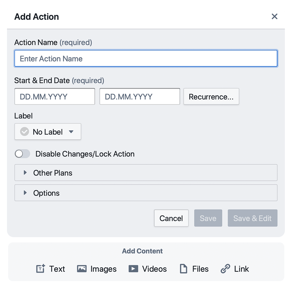 Add action